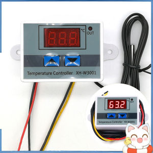 220VAC Digital LED Temperature ControllerFor Incubator Cooling Heating Switch Thermostat NTC Sensor