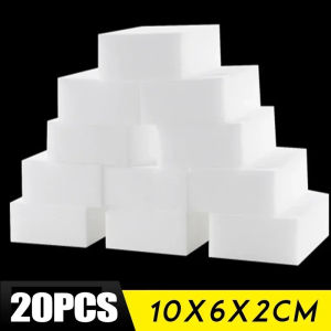 50PCS Melamine Sponge Eraser Dish Washing White Nano Sponges Kitchen Bathroom Office Cleaning Sponge Pads Stain Remover Tools