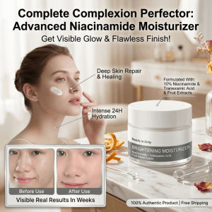 Niacinamide Moisturizing Brightening Cream Lightweight Hydrating Even Skin Tone Face Moisturizer Daily Facial Skincare