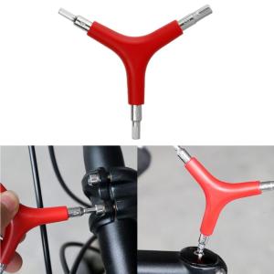 High Strength Steel Y-Shaped 4/5/6mm 3 Way Hex Wrench 8/10mm Socket Bicycles Repair Tools Road Bike Repair Spanners Tool