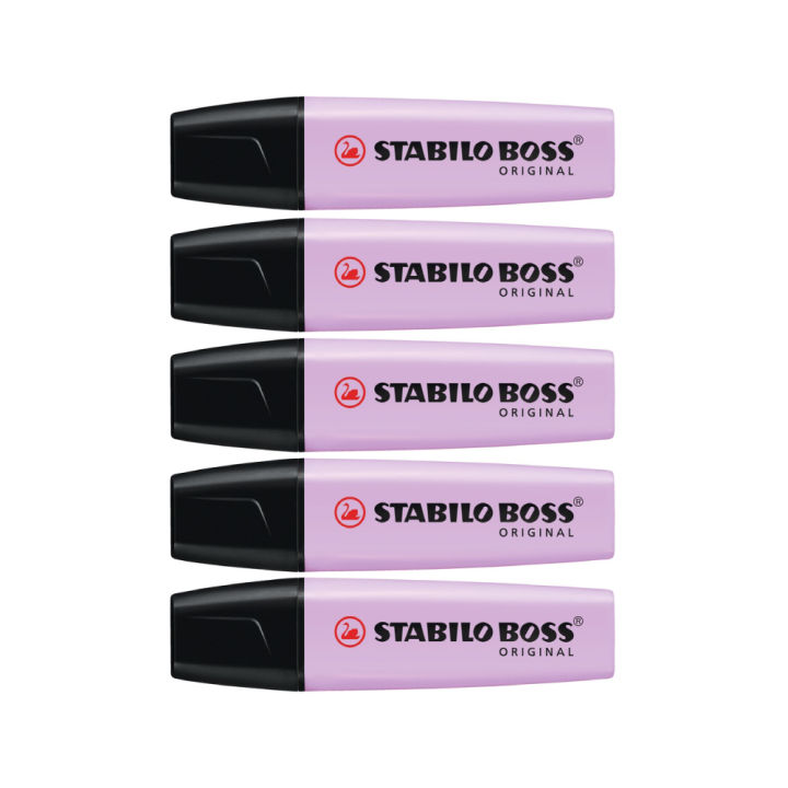 STABILO Boss Pastel สตาบิโล ปากกา ปากกาเน้นข้อความ Pastel Color ชุด 5 ...