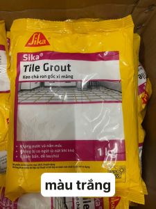 Keo trà ron SikaCeram Tile Grout (1kg). Vữa xi măng trám khe gạch trong nhà và ngoài