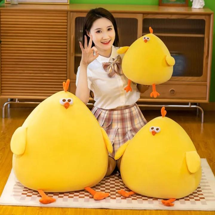 Chicken Plush Pillow Toy - Soft Hen Stuffed Animal Doll For Kids Gifts & Home Decor