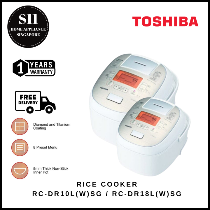 TOSHIBA RC-DR10L(W)SG 1L RC-DR18L(W)SG DIGITAL