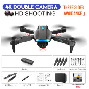 RC Drone E99 K3 Pro 4K Dual Kamera Avoid Obstacles WIFI FPV Fotografi Udara Helikopter Foldable Quadcopter Drone / Drone Dji Mini 3 Pro / Drone E99 K3 Pro 4k / Drone E99