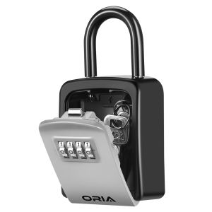 Brifit Key Storage Lock Box 4 digit code key storage wrong lock box Key safe for safe storage Suitable for B&B house office garage farm etc.