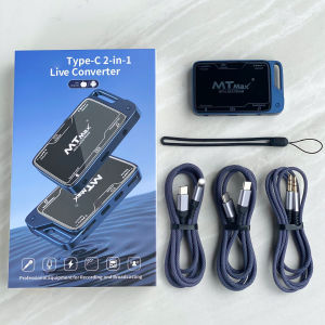 Box Sạc Live MP6 MTMAX Hỗ Trợ Livestream Vừa Sạc Cho I O S Android tương thích tất cả điện thoại âm thanh chuẩn phòng thu Nhỏ Gọn