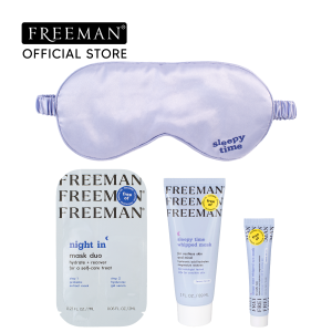 Freeman Beauty Sleepy Time 4 Piece Mask Kit with Hyaluronic Acid and Magnesium