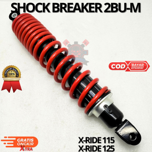 SHOCK BREAKER 2BU-MERAH UNTUK MOTOR X RIDE 115X-RIDE 125.YGP BERKUALITAS ORIGINAL ASLI ORI