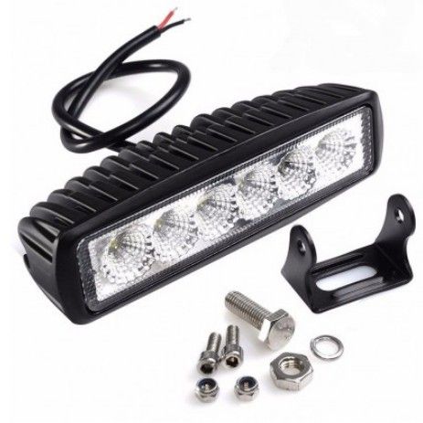 Motorcycle Parts Accessories 6 Led Headlight Long Bar Light Off