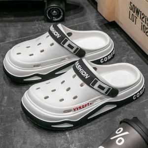 Free Shipping EVA MenS Summer Breathable Sandals New Lightweight Soft-Soled Closed-Toe Clogs Dual-Use MenS Slippers And Beach Shoes MenS Summer Breathable Sandals New Lightweight Soft-Soled Closed-Toe Clogs Dual-Use MenS Slippers And Beach Shoes