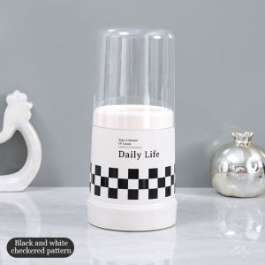 Nordic Ins Dustproof Utensil Holder Drainage Chopstick Spoon Fork Storage Tube w/ Transparent Lid