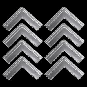 Polocat 1-16PCS Edge Corner Anti-collision Protector Transparent Silicone Windows Right Angle Crash Pads Desk Corner Protection Covers