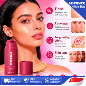 Swoochce Color Changing Foundation SPF 50 Satin Finish Buildable Coverage Long-Lasting Skin Type All Skin Types