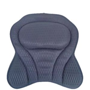 Q-1151 STORE 4D Mesh Fabric Bath Rest Pillow Soft Non-Slip Bath Headrest with Suction Cups Bathtub Pillow Relaxing Bath