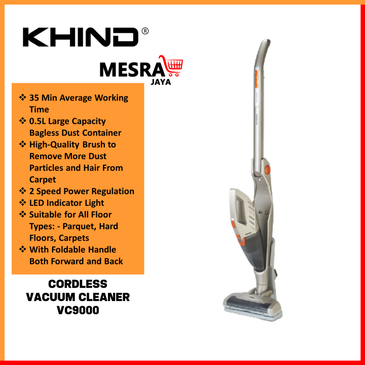 Khind Cordless Vacuum Cleaner VC9000 Lazada