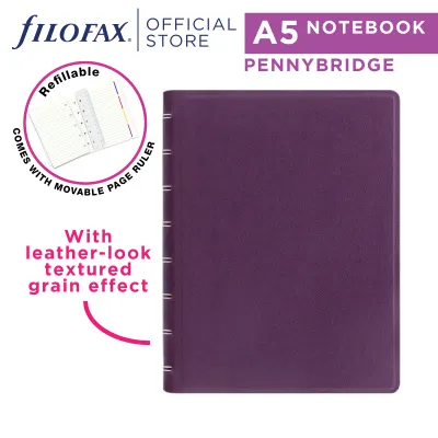 FILOFAX [A5 NOTEBOOK PURPLE] - PENNYBRIDGE
