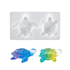 Practical Turtles Shape Craft Mold Handmade Supplies Ornament Moulds Silicone Texture for Clay Wax and Resin Crafting