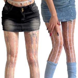 Quần bó hoa văn tất lưới nhiều màu sắc rộng lưới tất lưới xà cạp pantyhose cho phụ nữ Quần Legging mùa hè