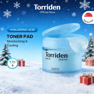 Torriden Dive In Low Molecular Hyaluronic Acid Multi PadCooling Exfoliating For Face Toner Pad