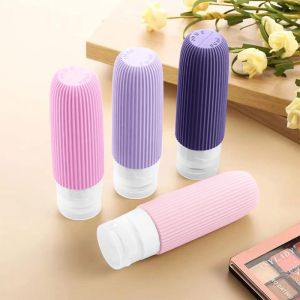 4pcs 90ML Portable Silicone Travel Bottle Set Shower Shampoo Container Travel Organizer Bottle Sub-bottling Bottle Travel Container