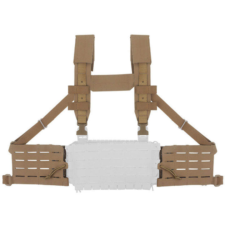 WOSPORT Tactical ARC Chest Rig Kit with H-Shaped Strap Quick Release ...