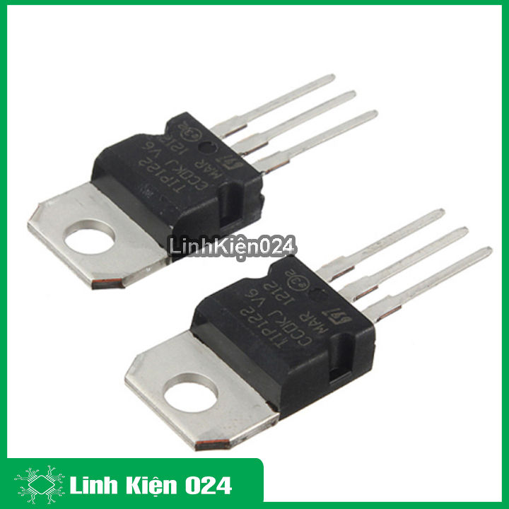 Bộ 4 Sản phẩm TIP122 TO-220 NPN 100V/5A/65W Darlington Transistor