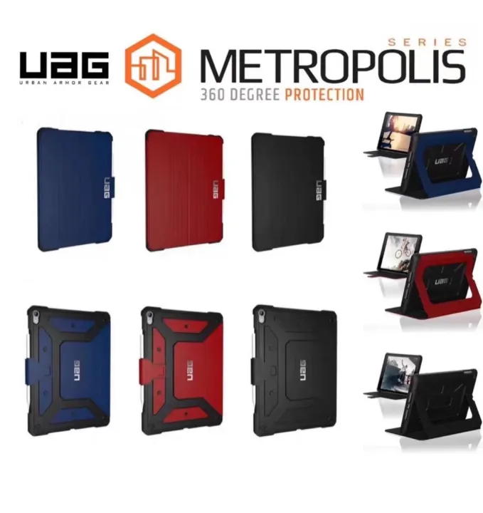UAG Metropolis Armor Folio Leather With Pencil Holder Case iPad