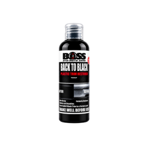 TOP SELLER BUY 1 TAKE 2 Original BOSS Back to Black Plastic Trim Restorer 100ML Car Plastic Reviver Black Trim Polish Bumper Dashboard Door Panel Tire Dressing Faded Plastic Restorer Black Trim Restorer Car Faded plastic Restorer Automotive Trip Polish