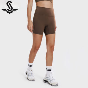 Succming  Bộ trang phục yoga quần short Pilates áo ngực thể thao chống sốc cường độ cao nâng hông cao không T Quần short thể dục yoga cho phụ nữ