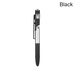 4in1 Foldable Capacitive Ballpoint Pen Capacitive Stylus with LED Flashlight for Tablet Cellphone Mobile Phone Holder