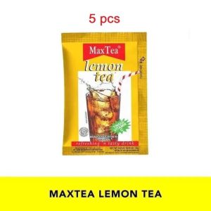 MAX TEA teh tarik max lemon max tea apple tea all varian isi 5 sachet minuman teh