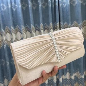 [MJ&AJ]  Party Bridal Wedding Midnight Florence Clutch Bag (with sling)