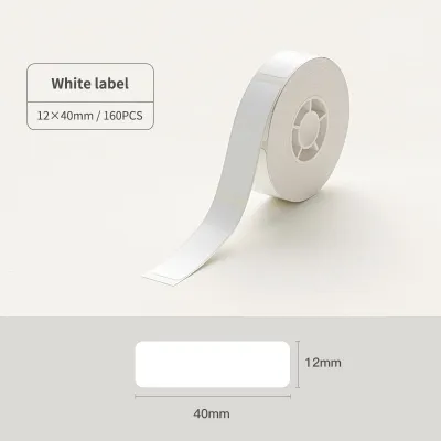 NIIMBOT Pure Colour Label Sticker for D11 D110 D101 H1S Refill Paper Label Tape Roll Waterproof Sticker for NIIMBOT Label Maker Printer