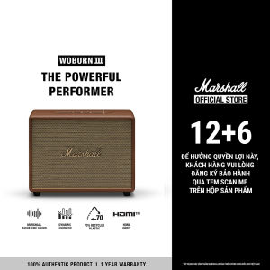 Loa Marshall Bluetooth WOBURN III Homeline - Bảo Hành Chính Hãng 1 Đổi 1 trong 1 Năm