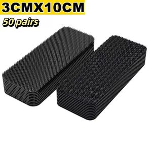 GIORGIONE STORE Thin Hidden Design Adhesive Fastener Patch Peel And Paste Sticky Backing Car Floor Mat Fixation Sticker Smooth Surface Stick Reliable Adhesive Fixation Patch Car Interior Fixing
