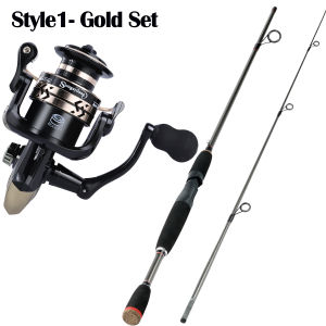 [COD]Fishing Rod Set Full Set 1.8m Spinning Fishing Rod and 5.2:1 Gear Ratio Spinning Fishing Ree fishing Rod Seton Sale