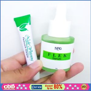 liz skincare PAKET Serum Penghilang Flek SPG Flek 20ml + Cream Penghilang Melasma Salep Night Whitening liz Skincare ( KPM ) - Penghilang Bekas Jerawat - Penghilang Bintik Hitam Akibat KB