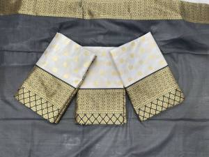 [Pre Order] SOFT LICHI SILK BEAUTIFUL RICH PALLU & JACQUARD WORK (Normal / Ready To Wear)_ ~ Delivery Lead Time : 10 days