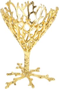 FOMIYES Golden Alloy Crystal Ball Stand Hollow Bird Nest Design Sphere Holder for Displaying Quartz Amethyst Agate Balls and Collectibles 4.33 X 3.54 X 3.54 Inches