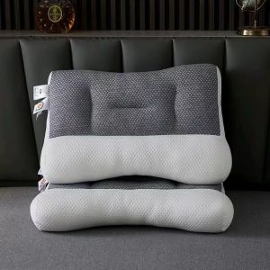 Gối Spa cao cấp gối chống đau mỏi vai gáy gối mát xa 4 rãnh gối ngủ kê cổ mềm mại giảm đau đầu giảm đau vai gáy gối ngủ chống mỏi cổ êm ái tạo giấc ngủ ngon tại ESMEE BEDDING