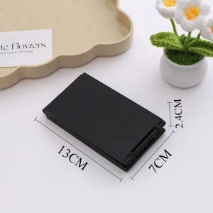 FFBH Folding Makeup Mirror Portable Handheld Pocket Mirror Minimalist Elegant Mirror Room Office Hand Decorative Mirrors Ornament Z5Q1T