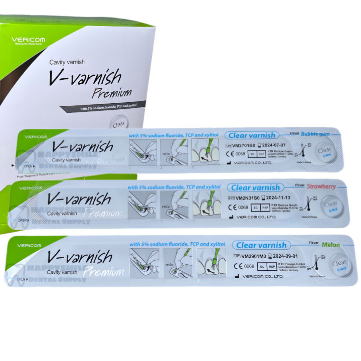 Fluoride Varnish Cavity Varnish V Varnish Premium Clear with TCP And