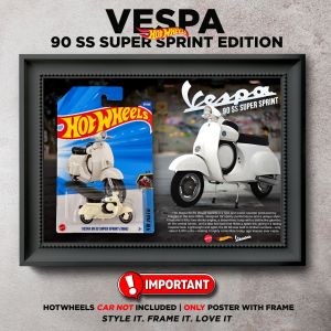 Frame Hotwheels Vespa 90 SS Super Sprint Edition Poster
