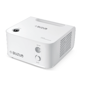 BUZUD Air-compressing Nebulizer 407A for Adults and Kids - Home Use Quiet Fast & Efficient Relief Medical Grade Mesh Technology