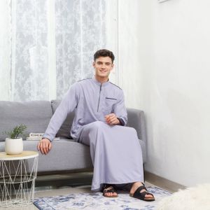 Jubah arizal bahan toyobo import /gamis pria /baju muslim/baju koko arab