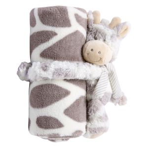 Baby Gift Lovely Toy Plush Blanket Set 6 Styles Stuffed Animal Super Soft Boy Girl Stroller Wrap Swaddle 100*75cm Newborn Baby Gift