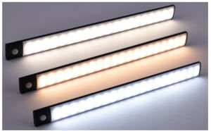 【SG Seller】Truslink 1802 High Quality Lasting Ultra Slim LED Motion Sensor Night Light Wireless USB Rechargeable PIR Motion Sensor Light Infrared Induction Bar Lamp Under Cabinet Light Kitchen Light Camping Light