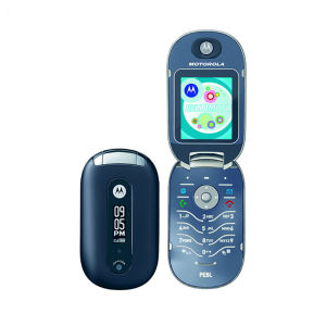 Motorola โทรศัพท์รุ่น PEBL U6โทรศัพท์ GSM แบบพับเก็บได้ปลดล็อกของแท้820 MAh