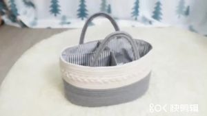 baby storage bag Maternity Diaper Baby Bag 3-Compartment Infant Nursery Tote Storage Portable Car Organizer Diaper Bag